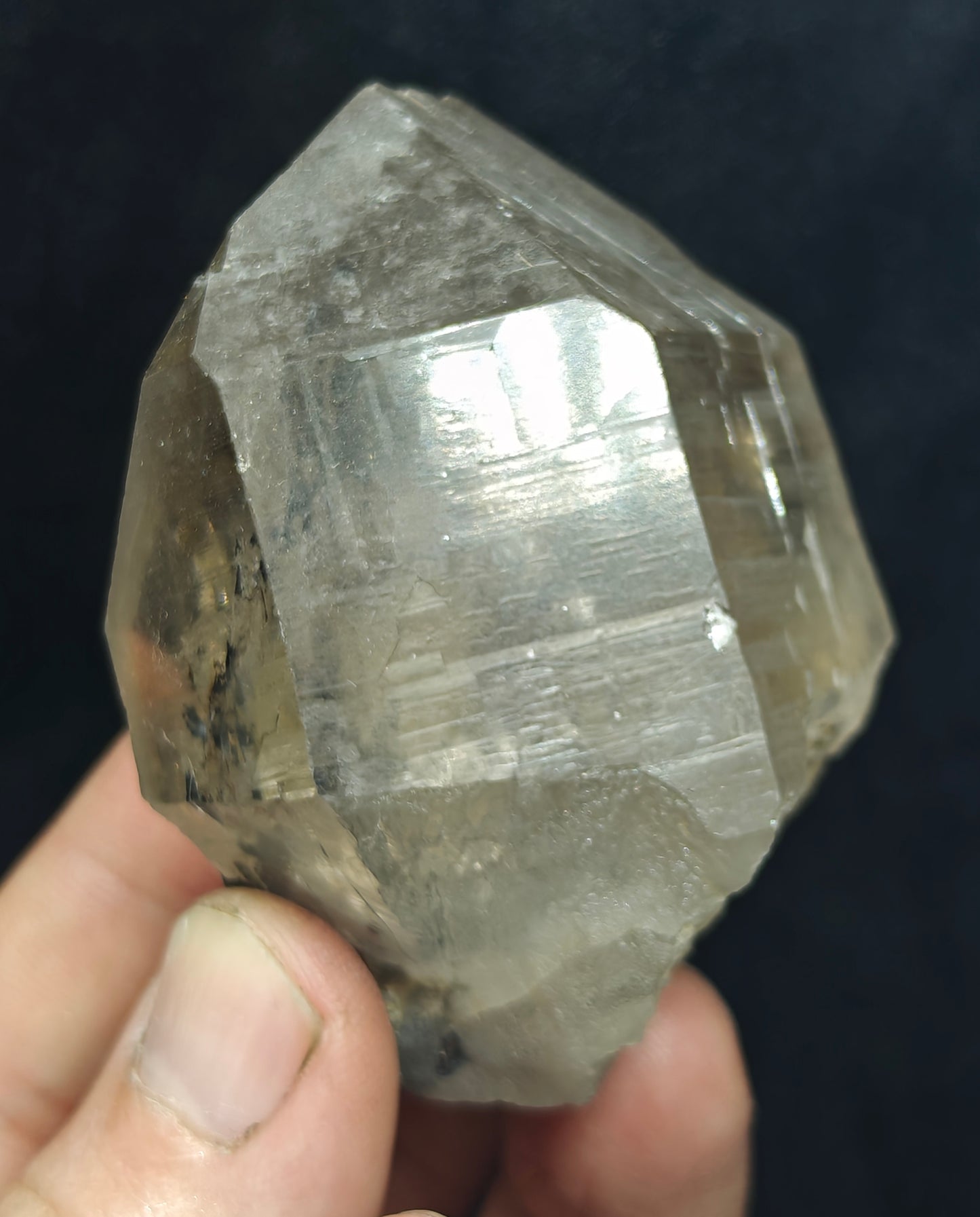 Natural smoky Quartz Crystal 195 grams