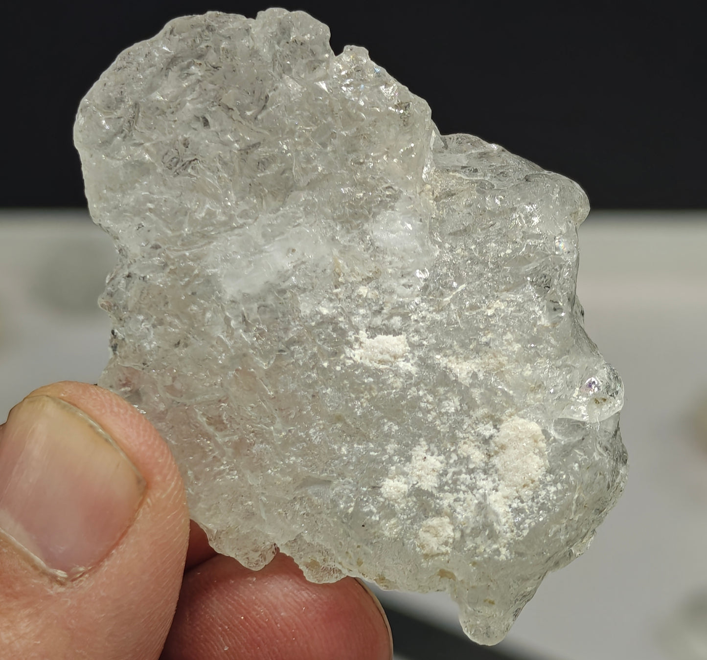 Natural etched pollucite 46 grams