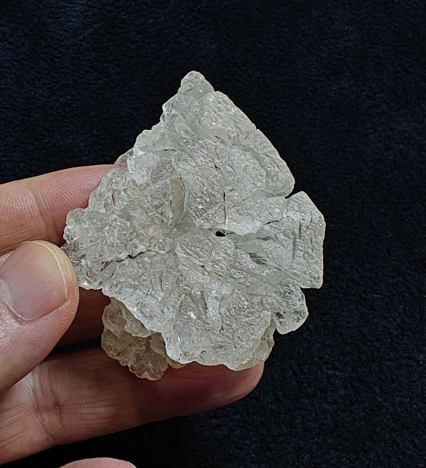 Natural etched pollucite 64 grams