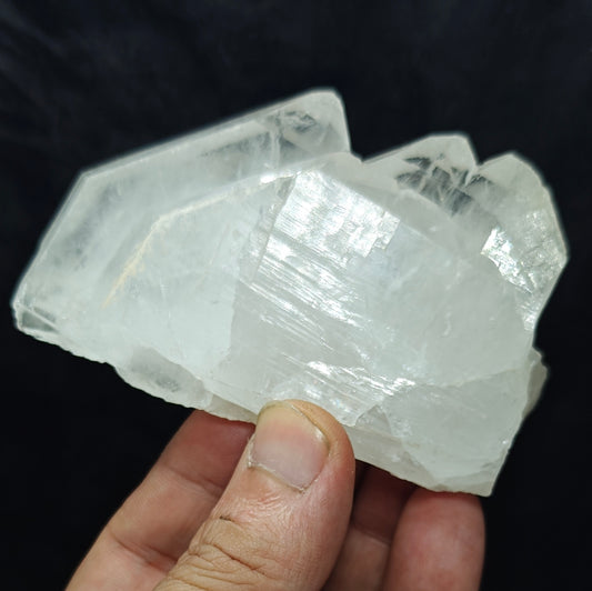 Natural faden quartz crystal 249 grams