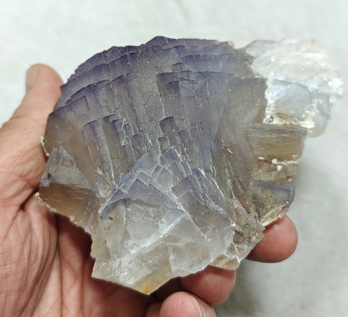 Fluorite crystal like Pyramid 500 grams