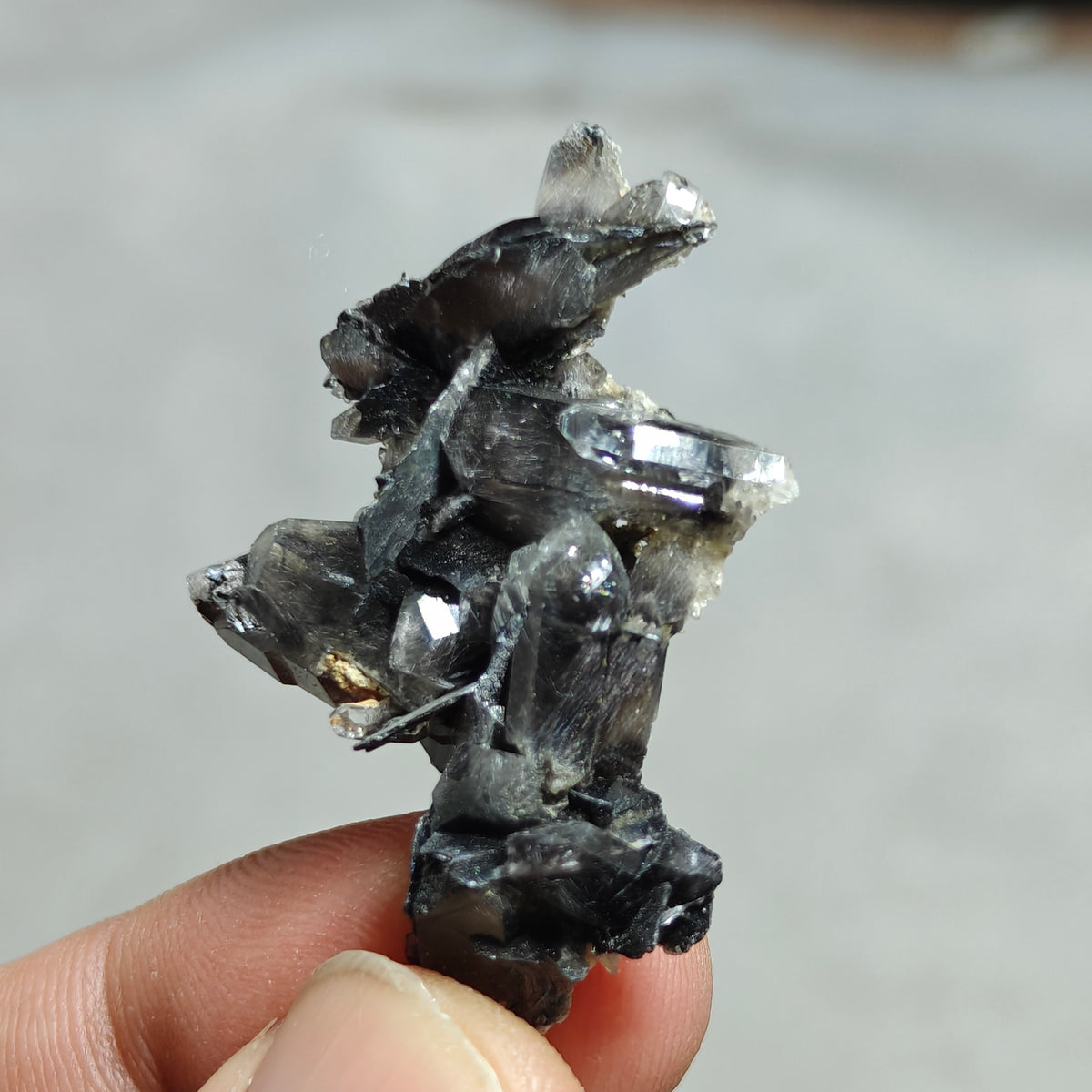 Brookite Quartz thumbnail cluster 6 grams
