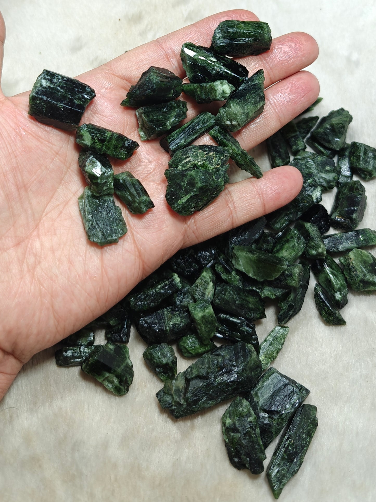 Natural diopside crystals 500 grams