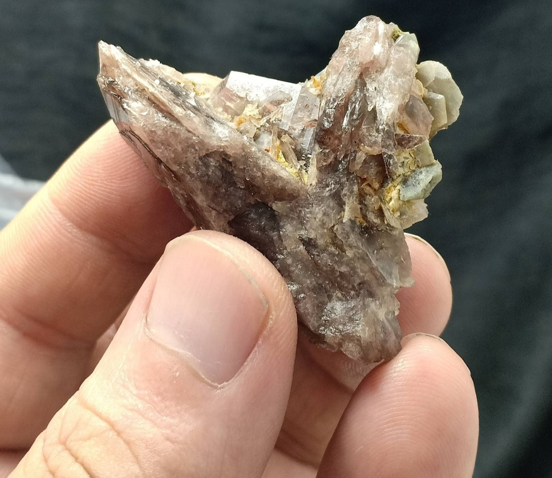 Axinite crystal cluster 38 grams