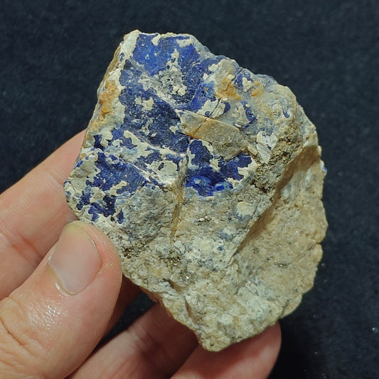 Sodalite Lapis on matrix partly Fluorescent 172 grams