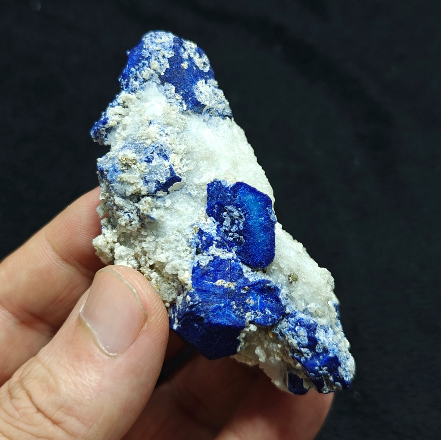 Natural Lazurite/afghanite on matrix with Pyrite 90 grams