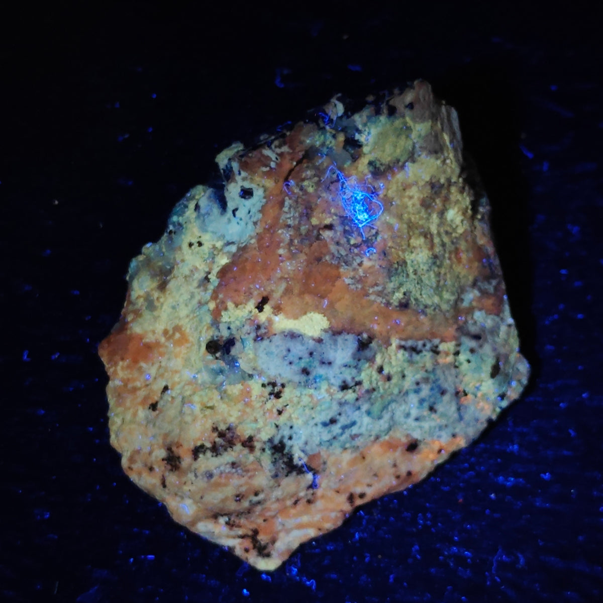Sodalite Lapis on matrix partly Fluorescent 172 grams