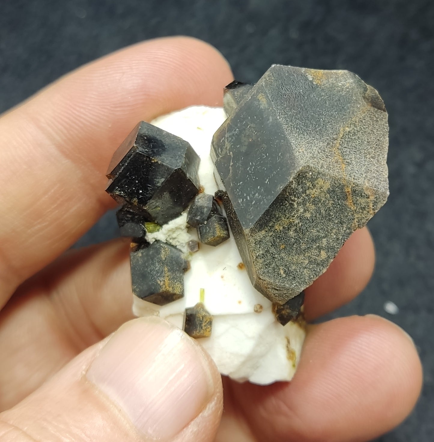 Garnet variety andradite on matrix 34 grams