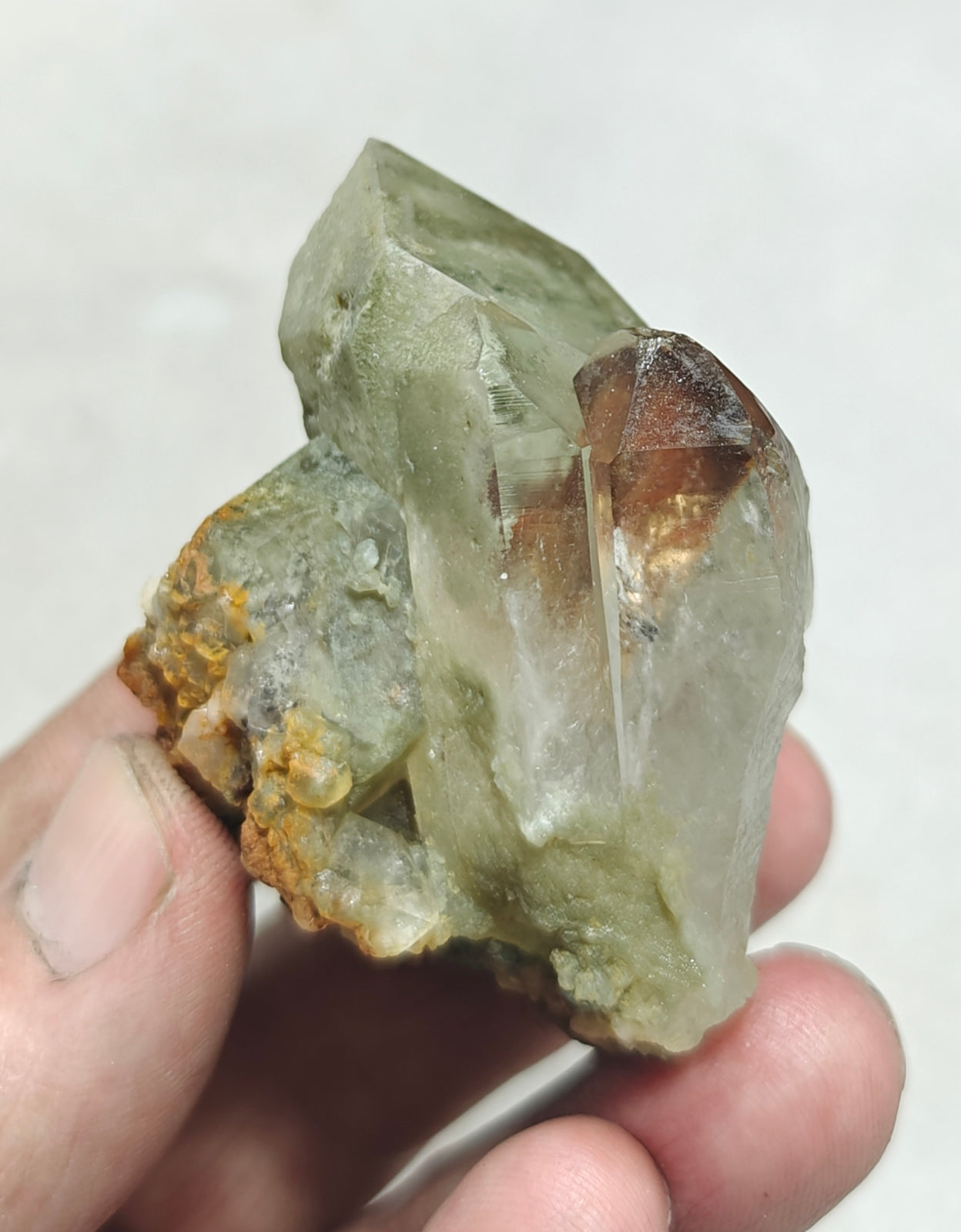 Chlorite Quartz with brookite 91 grams