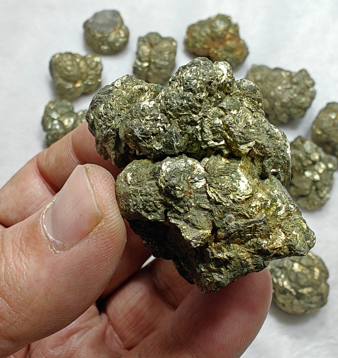 Pyrite marcasite collection 780 grams