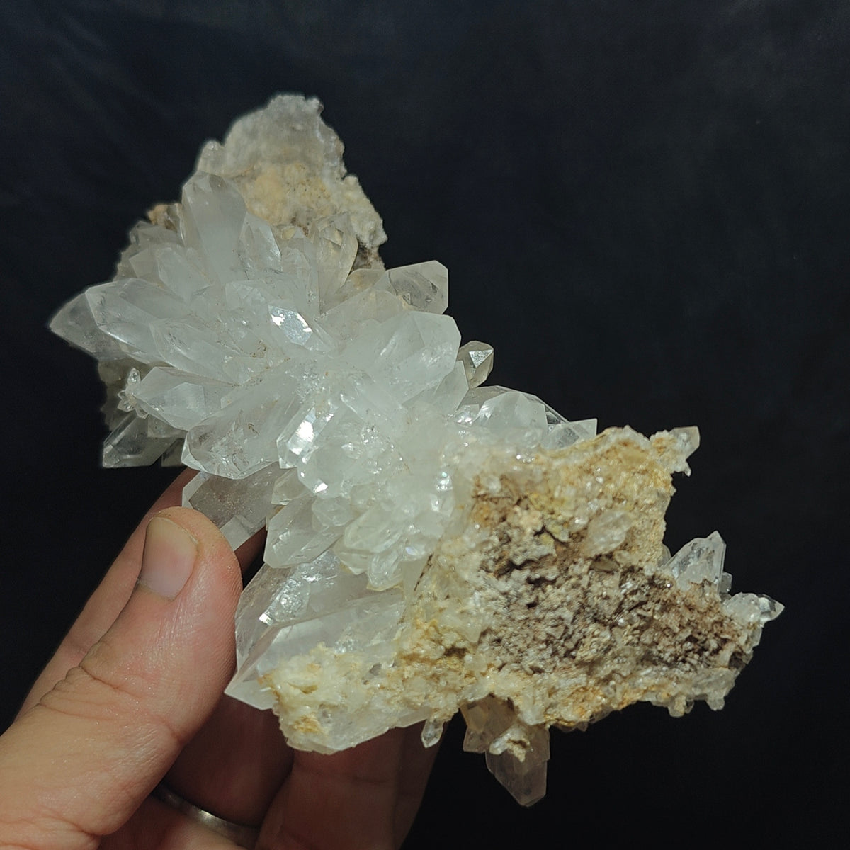 Natural Faden Quartz Cluster 400 grams