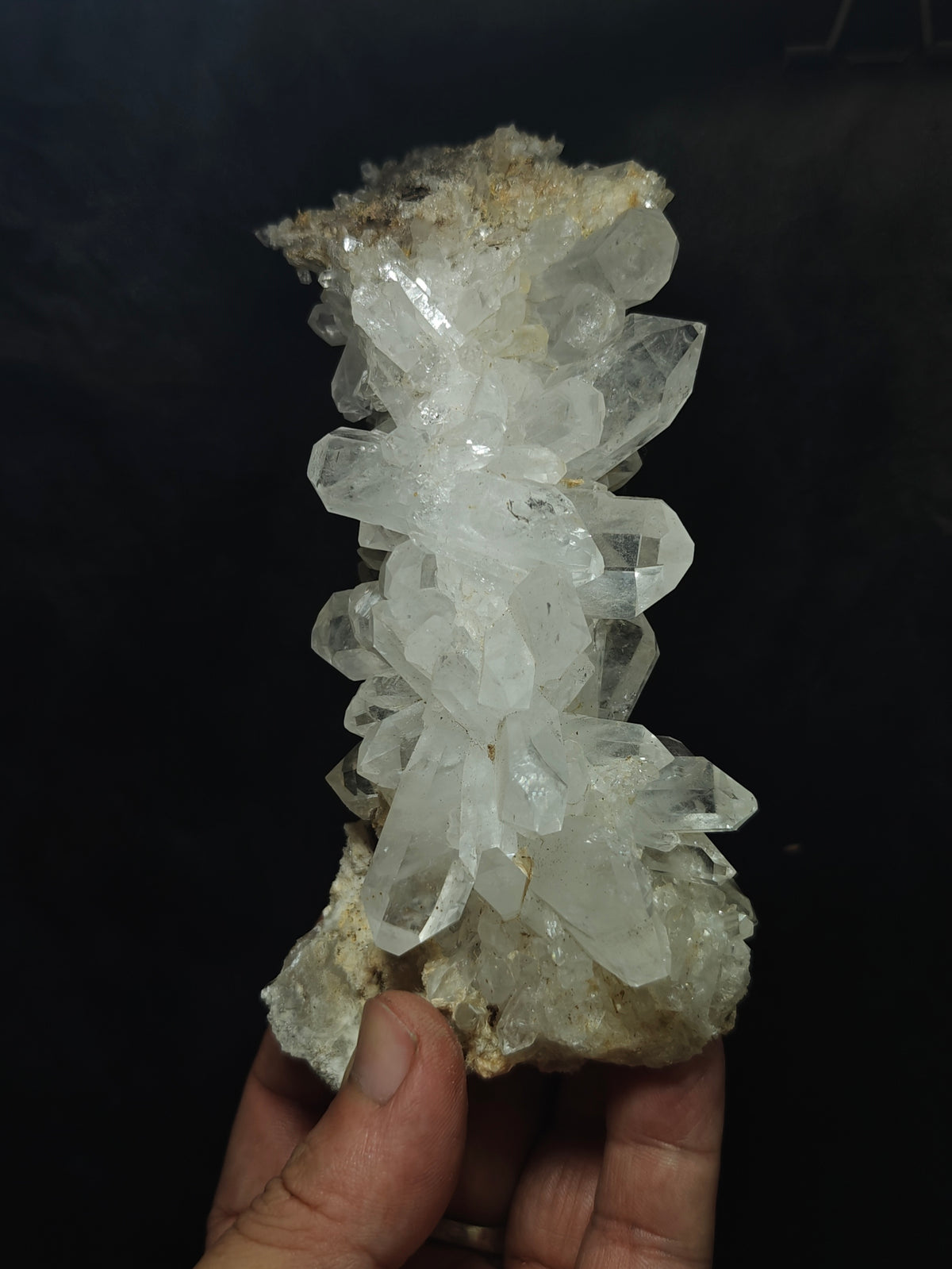 Natural Faden Quartz Cluster 400 grams