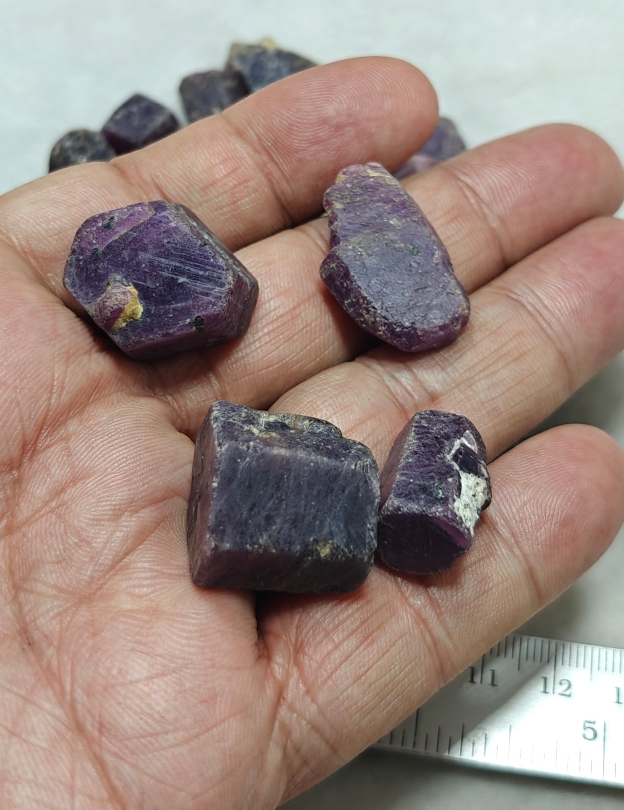 Natural Ruby Crystals lot 170 grams