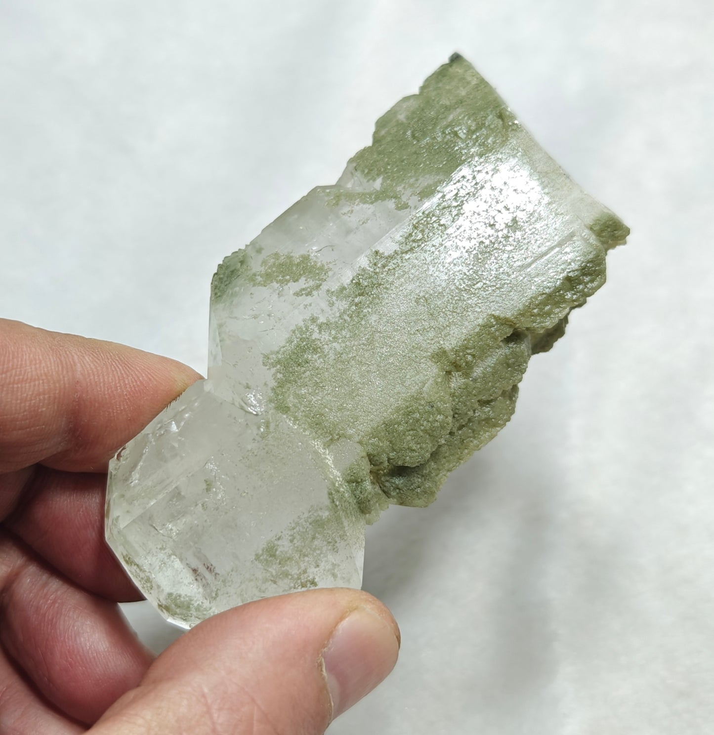 Faden/Chlorite Quartz Crystal 127 grams