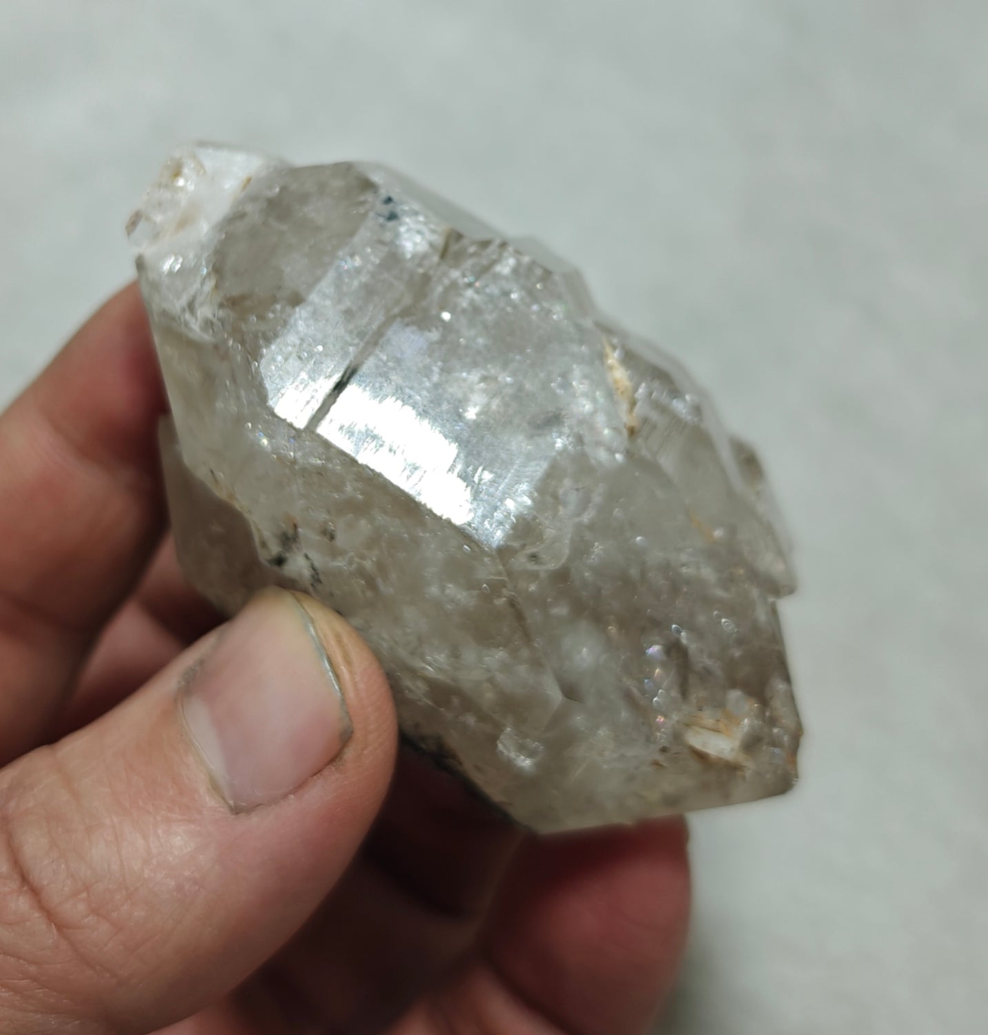 Double terminated skeletal quartz crystal 145 grams