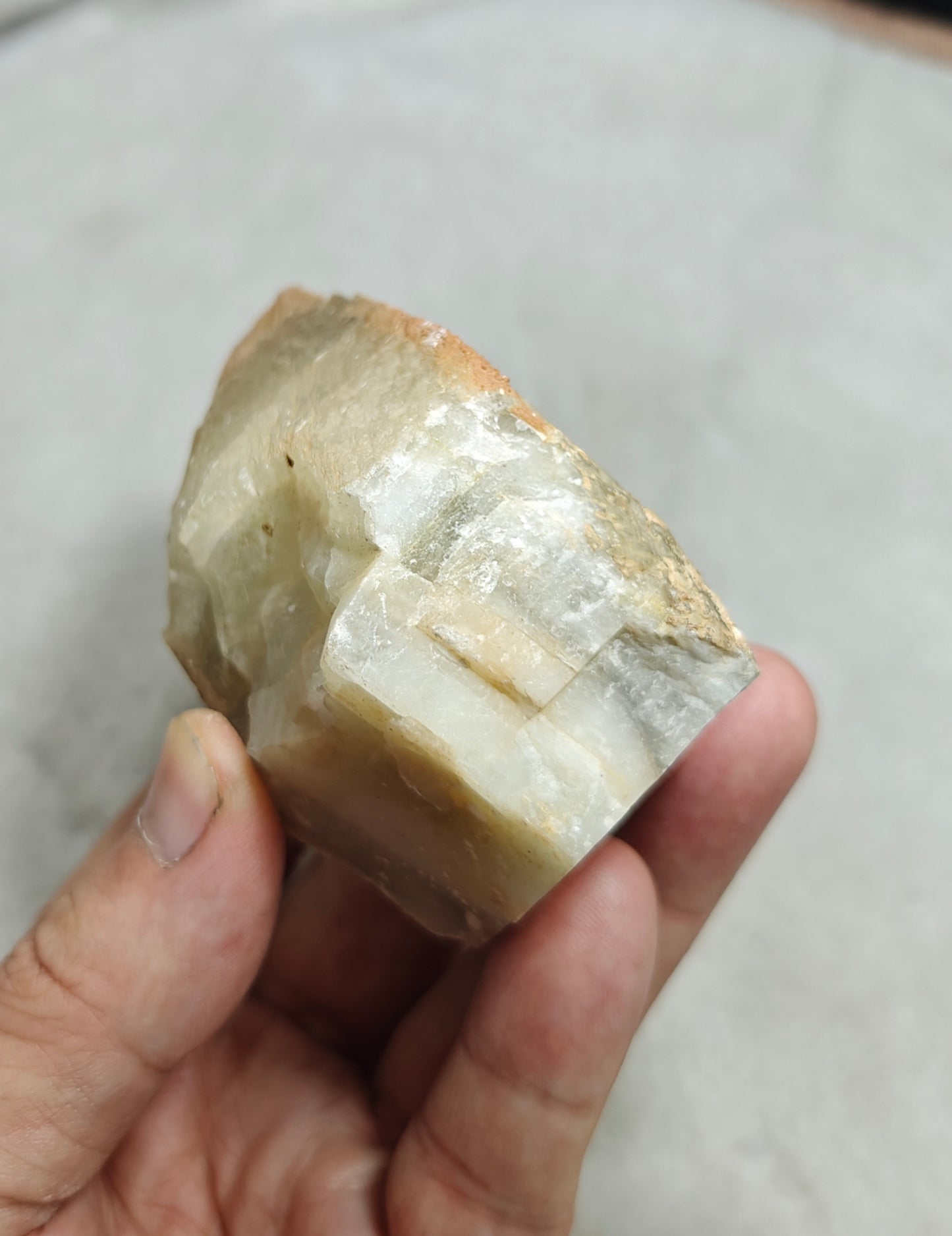 Naturally terminated Dogteeth Calcite Crystal 274 grams