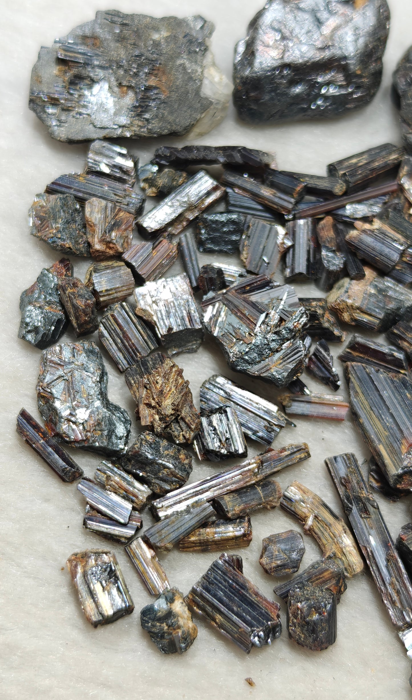 Rare rutiles crystals collection 66 grams