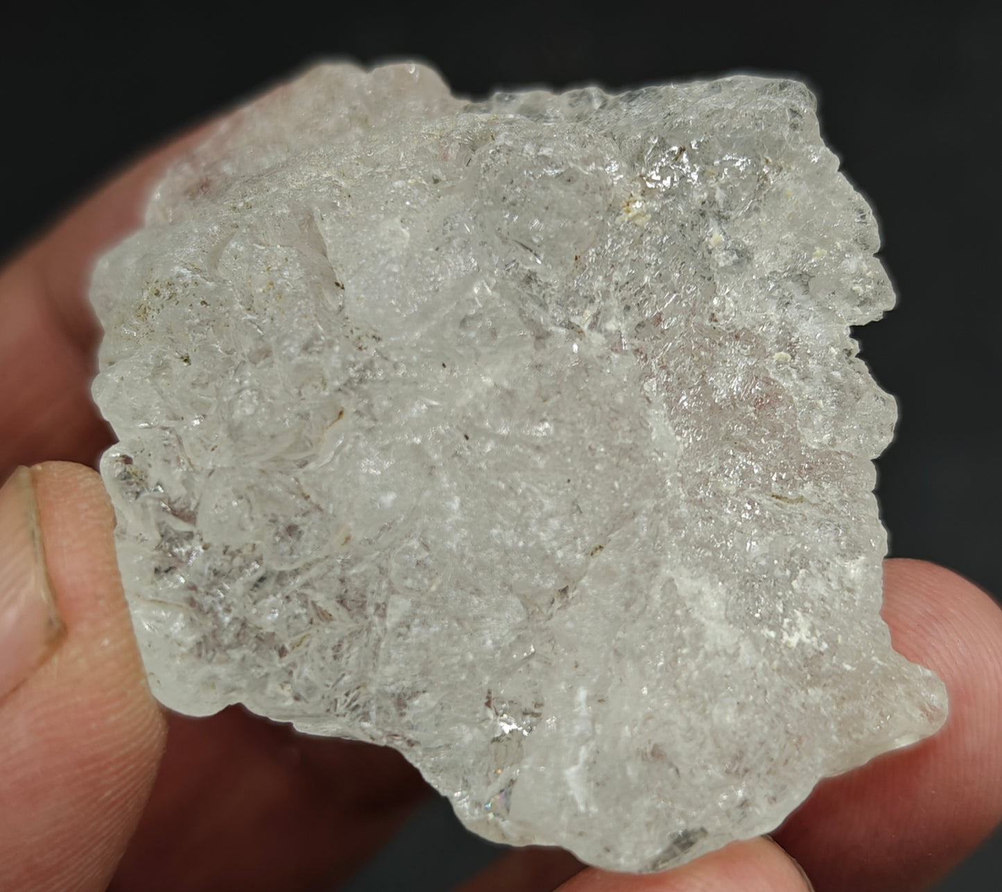 Natural etched pollucite 46 grams