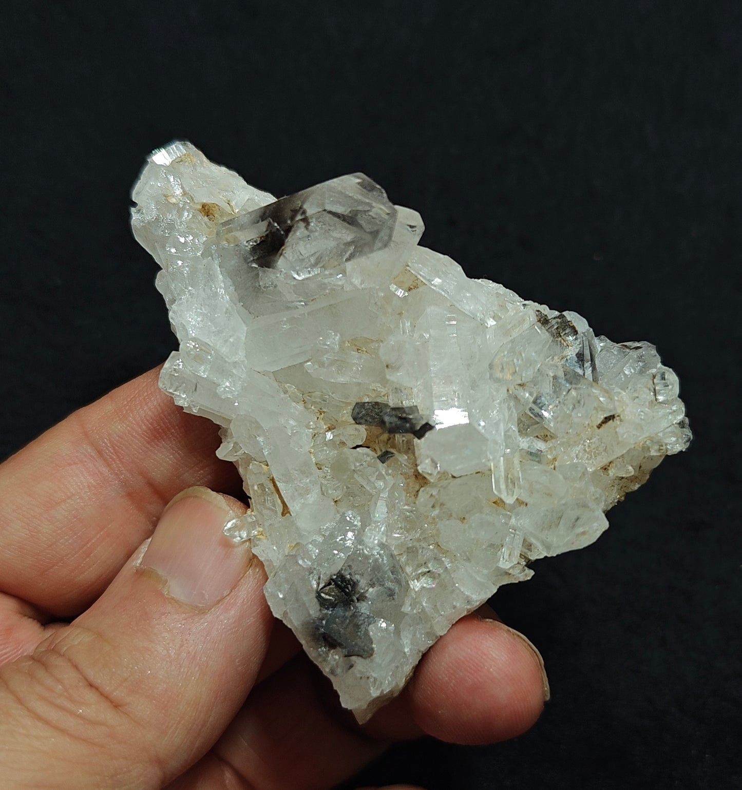 Terminated brookite Quartz Crystals specimen 62 grams