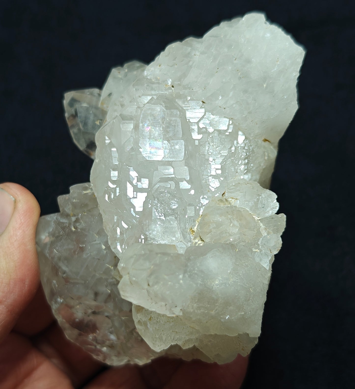 Very unique Elestial Quartz Crystal 425 grams