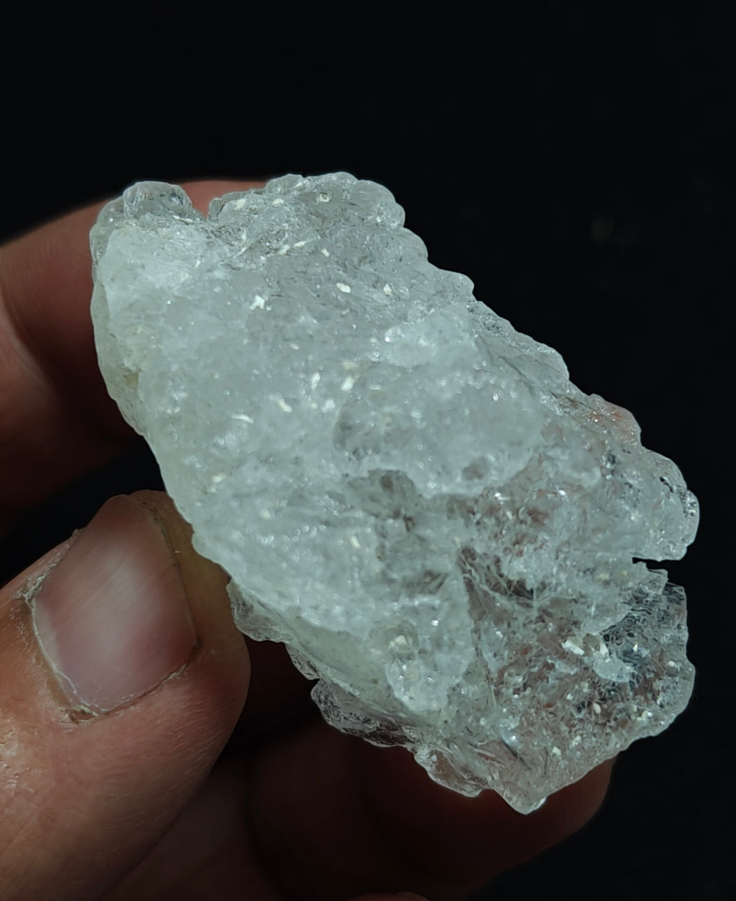 Natural etched pollucite 56 grams