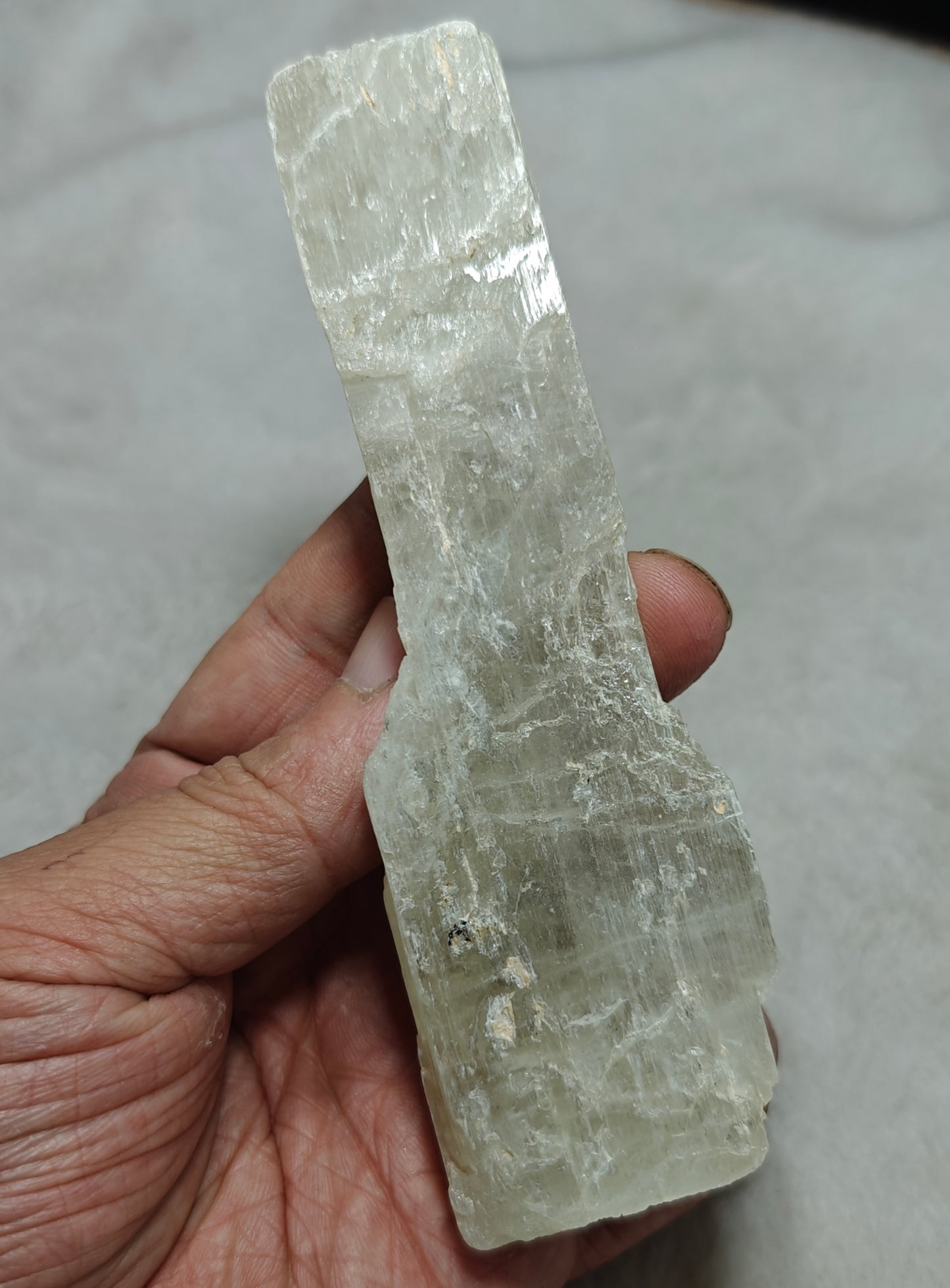 Terminated spodumene crystal 208 grams