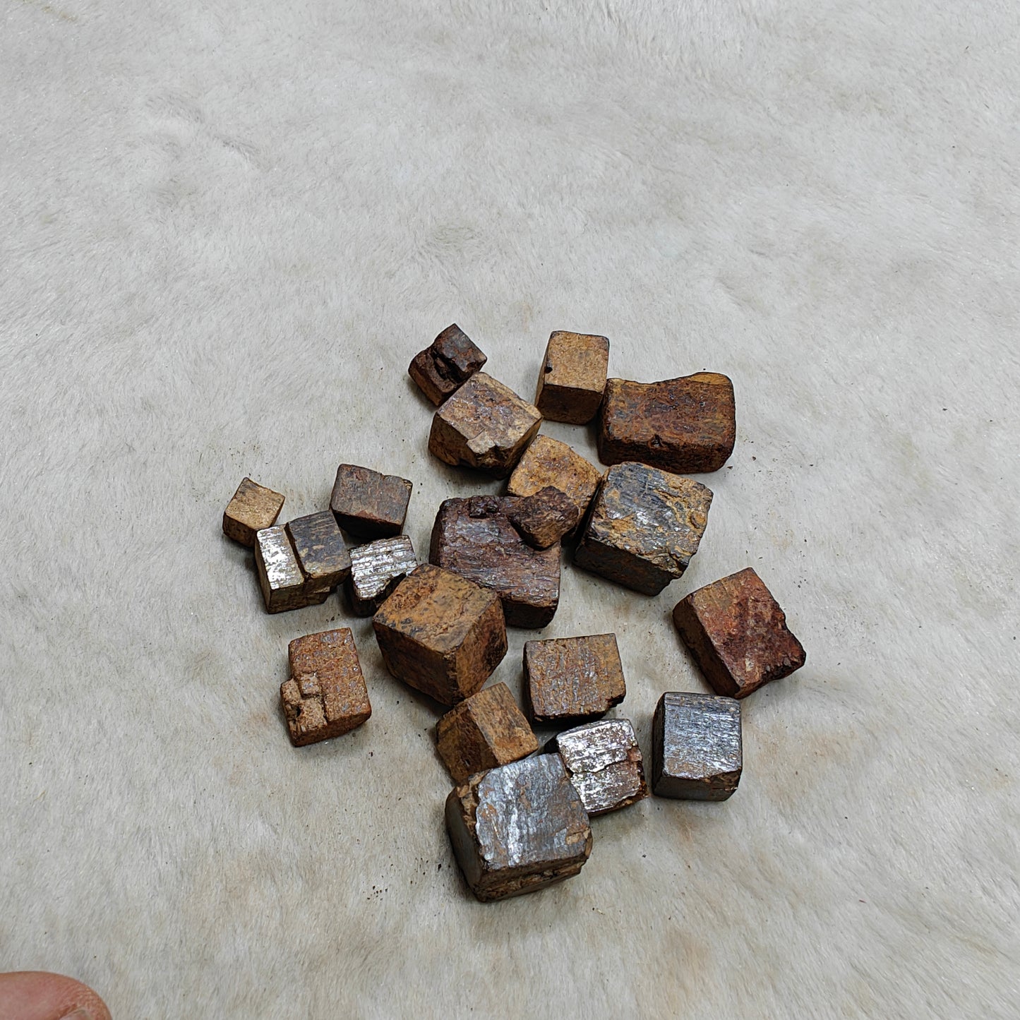 Pyrite cubes 130 grams