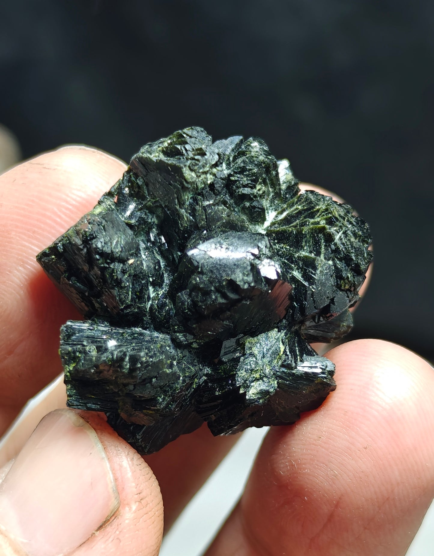 Bowtie Epidote spray cluster 23 grams