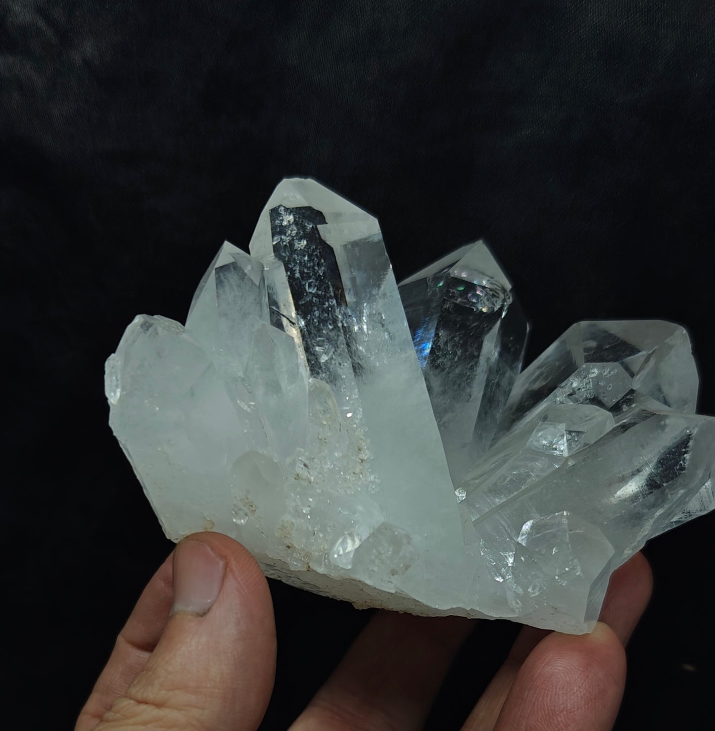 Natural Specimen of Terminated clear Quartz cluster 383 grams