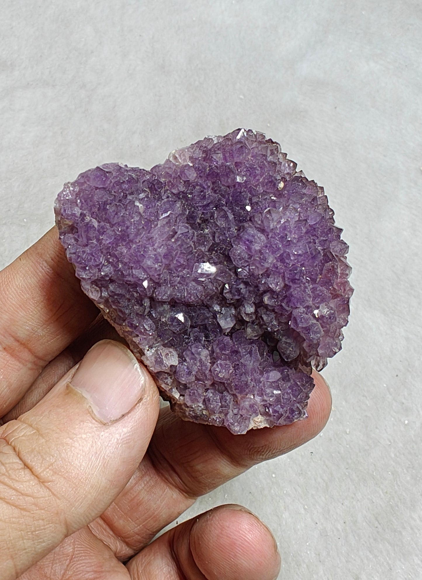 Natural Drusy Amethyst Cluster 65 grams