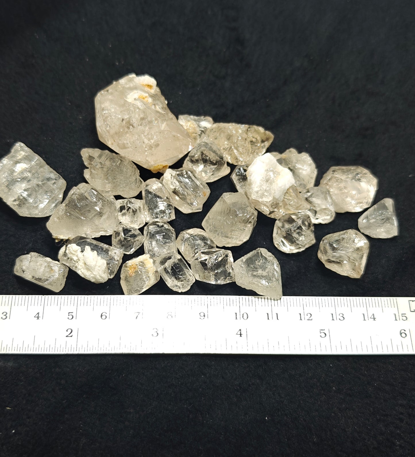 180 grams terminated Topaz crystals collection
