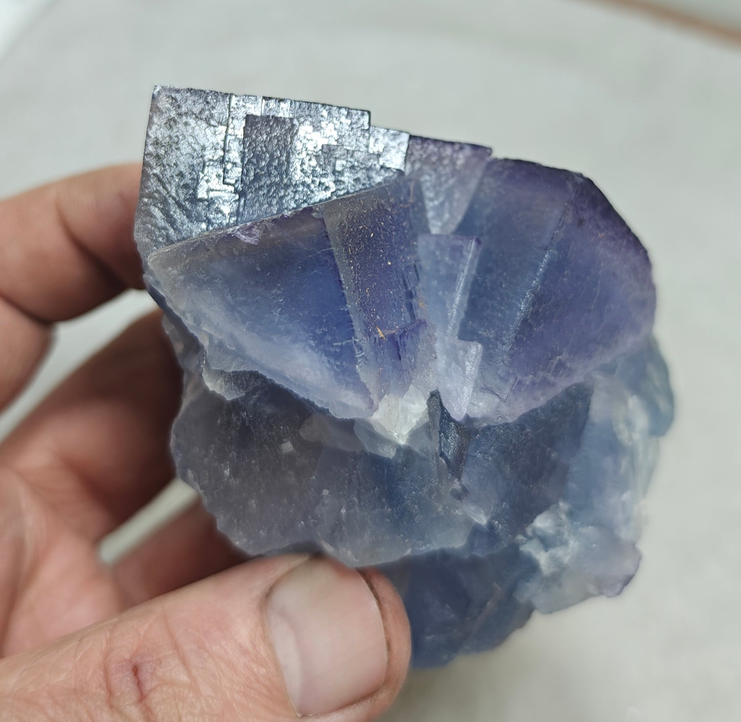 Purple and Blue Fluorite 420 grams