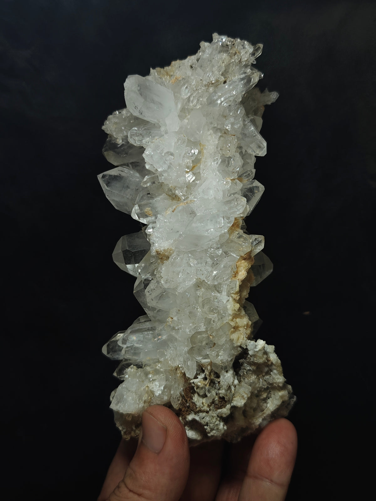 Natural Faden Quartz Cluster 400 grams