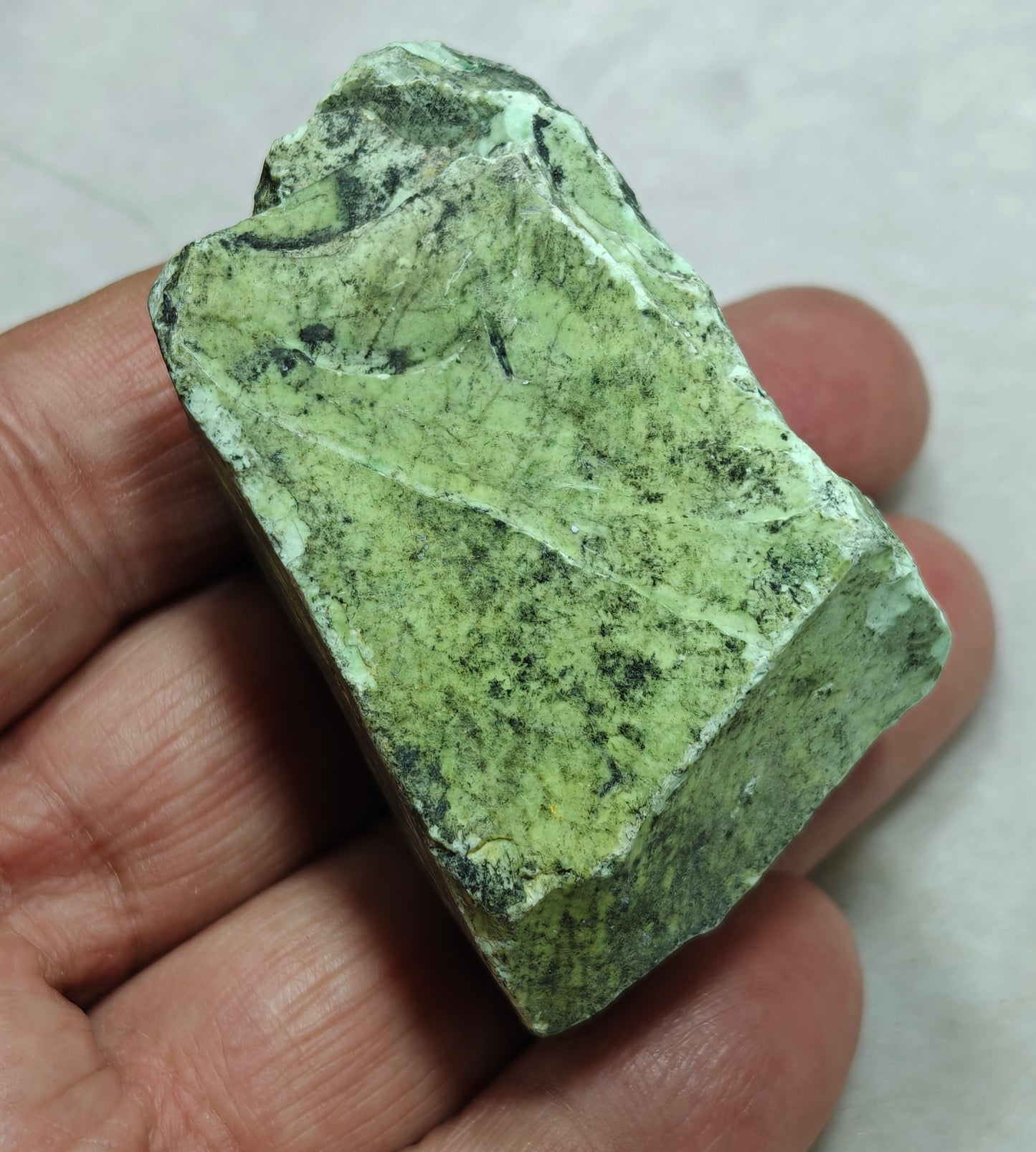 Natural green variscite chunk 101 grams