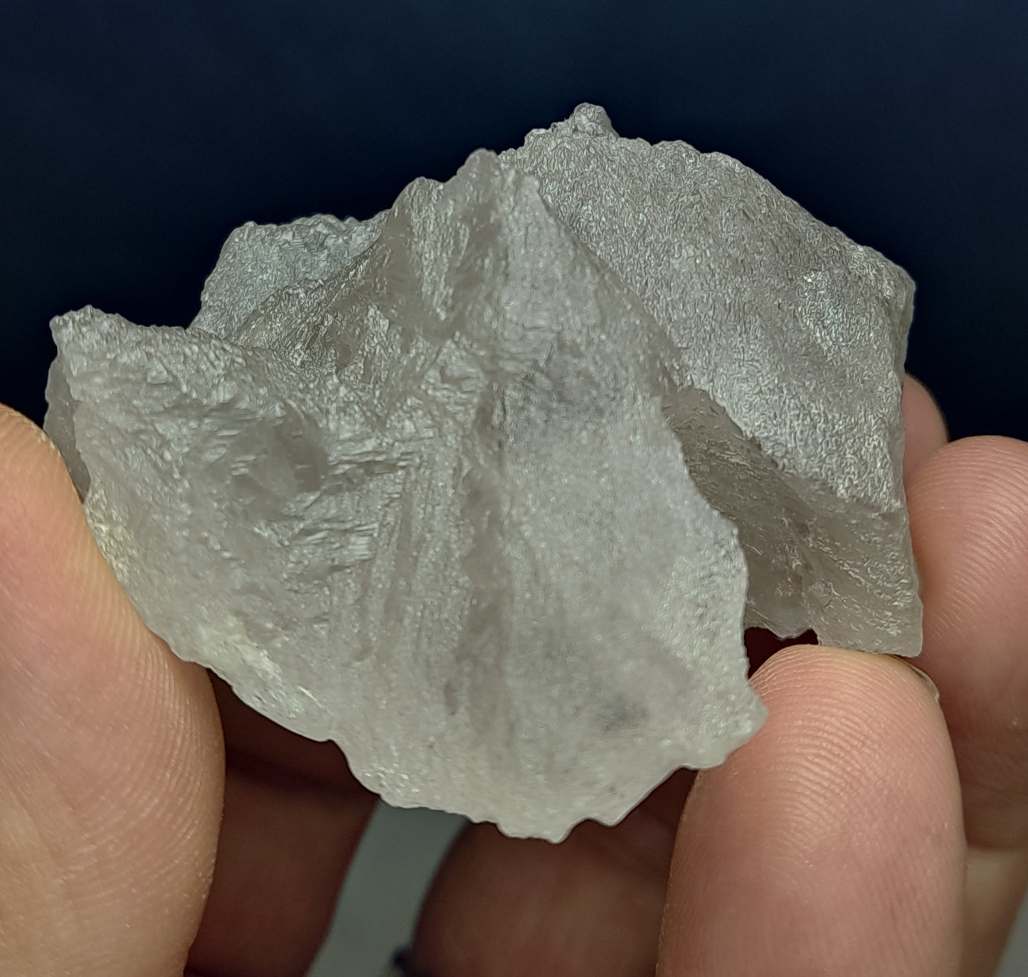 Natural fully etched smoky quartz 90 grams