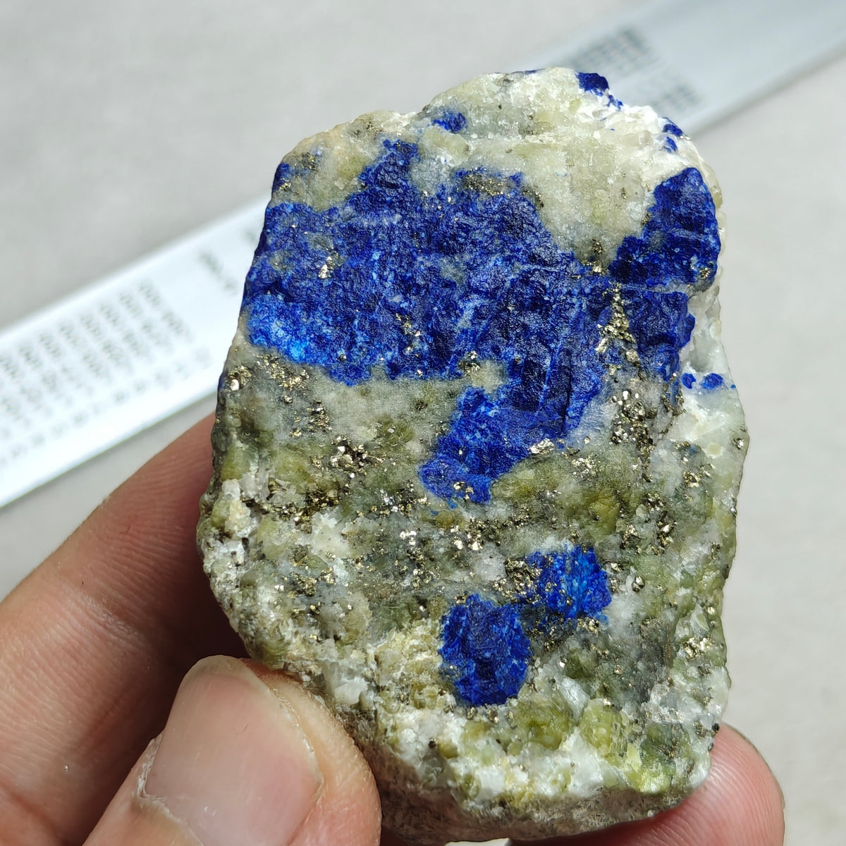 Lazurite in matrix with pyrite 99 grams