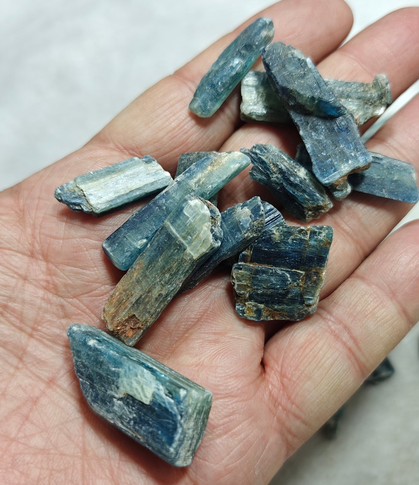 Natural kyanite crystals collection 200 grams