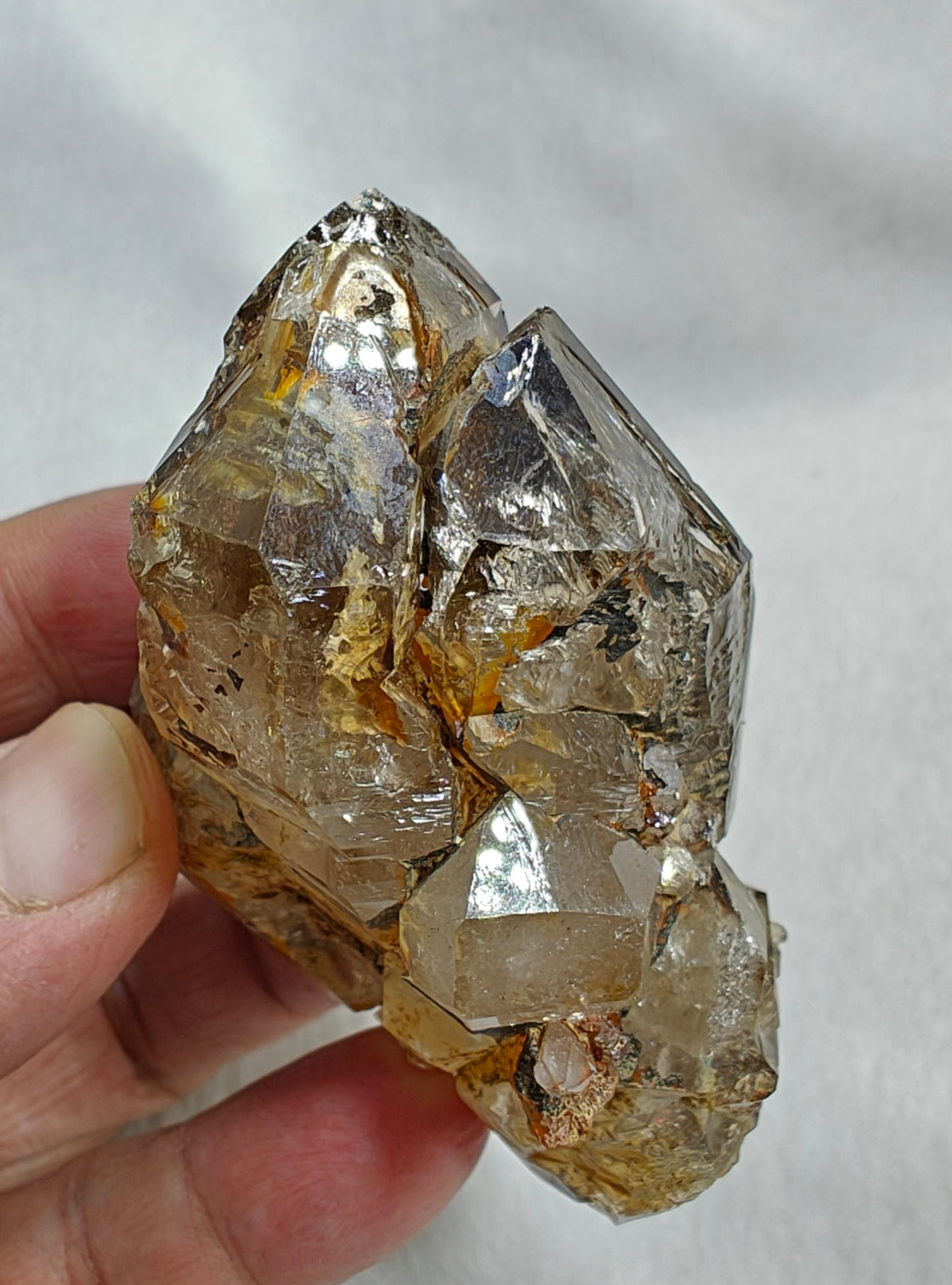 Natural skeletal quartz cluster 161 grams