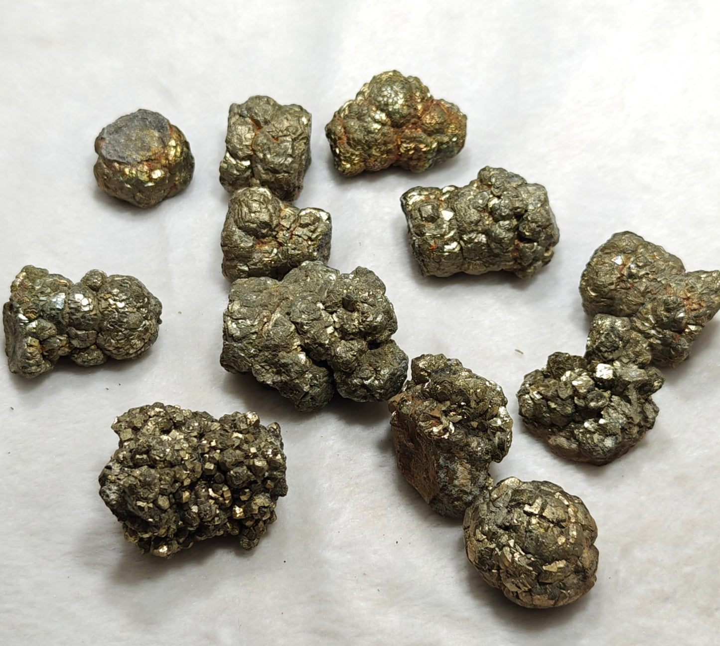 Pyrite marcasite collection 780 grams