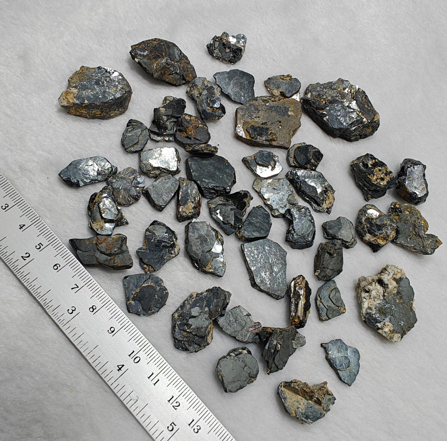 Natural Hematite crystals lot 220 grams