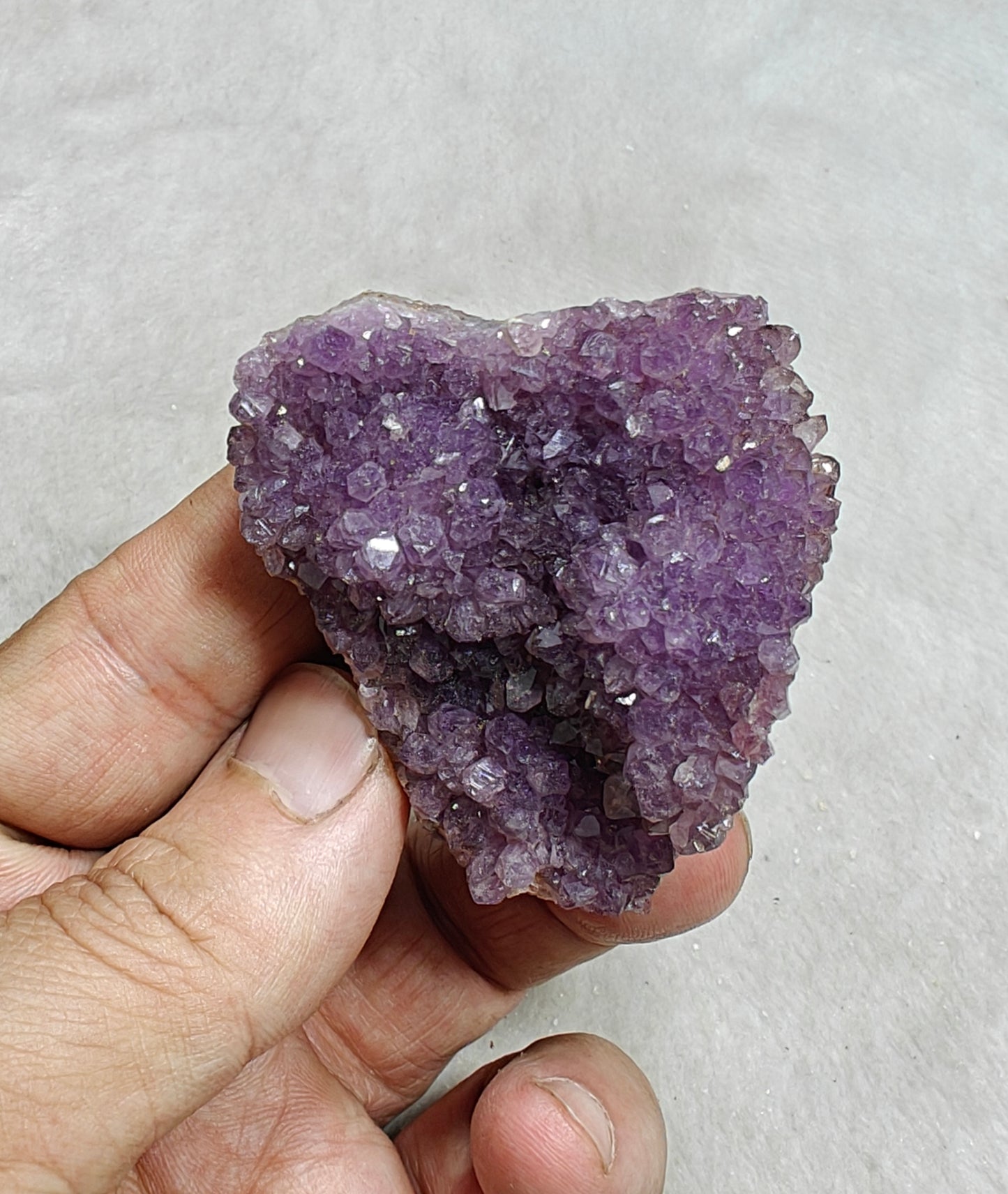 Natural Drusy Amethyst Cluster 65 grams