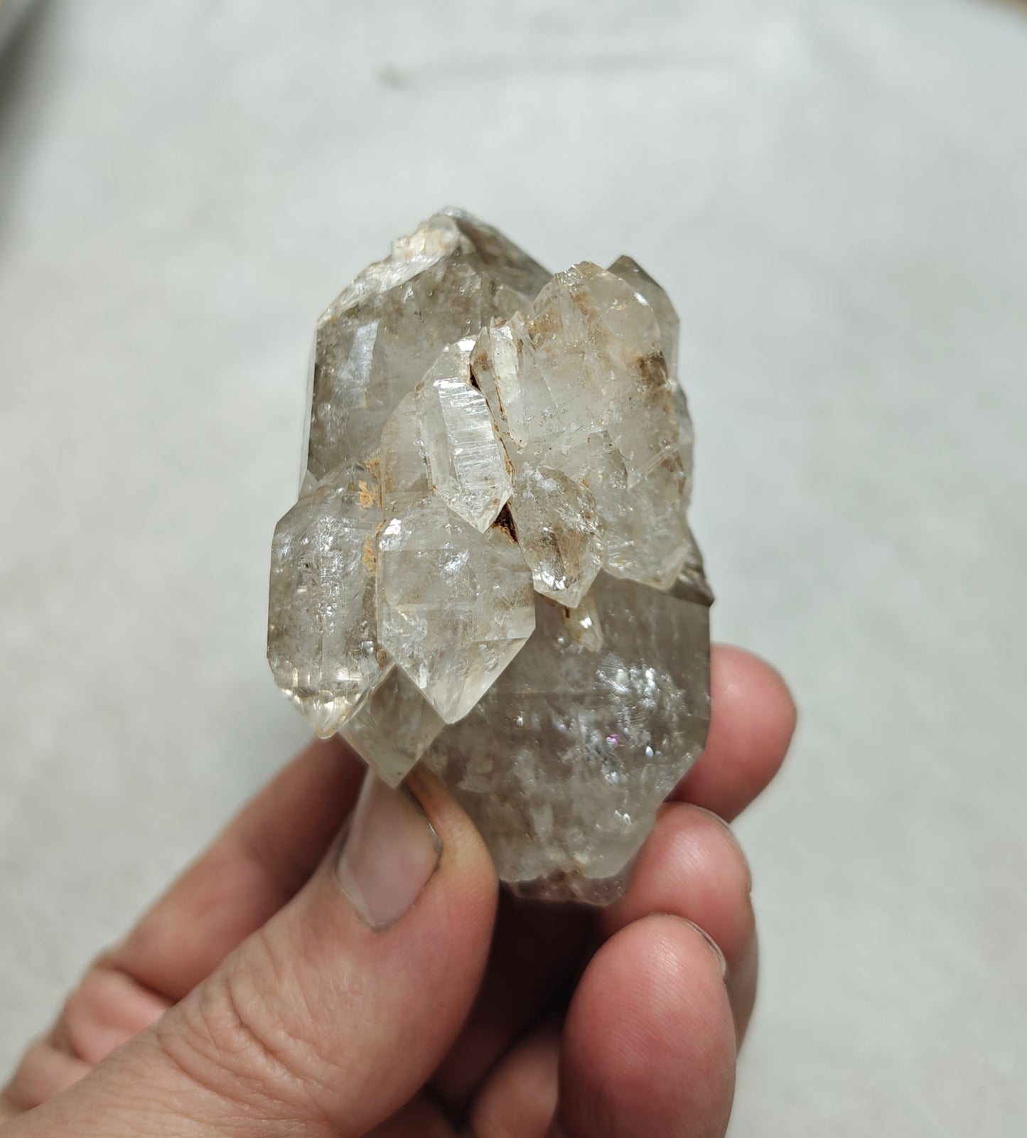 Double terminated skeletal quartz crystal 145 grams