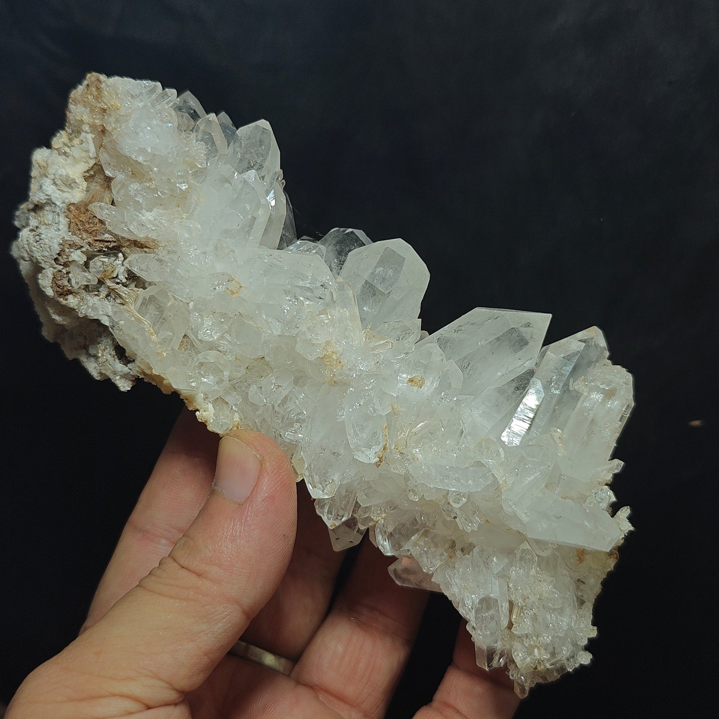 Natural Faden Quartz Cluster 400 grams