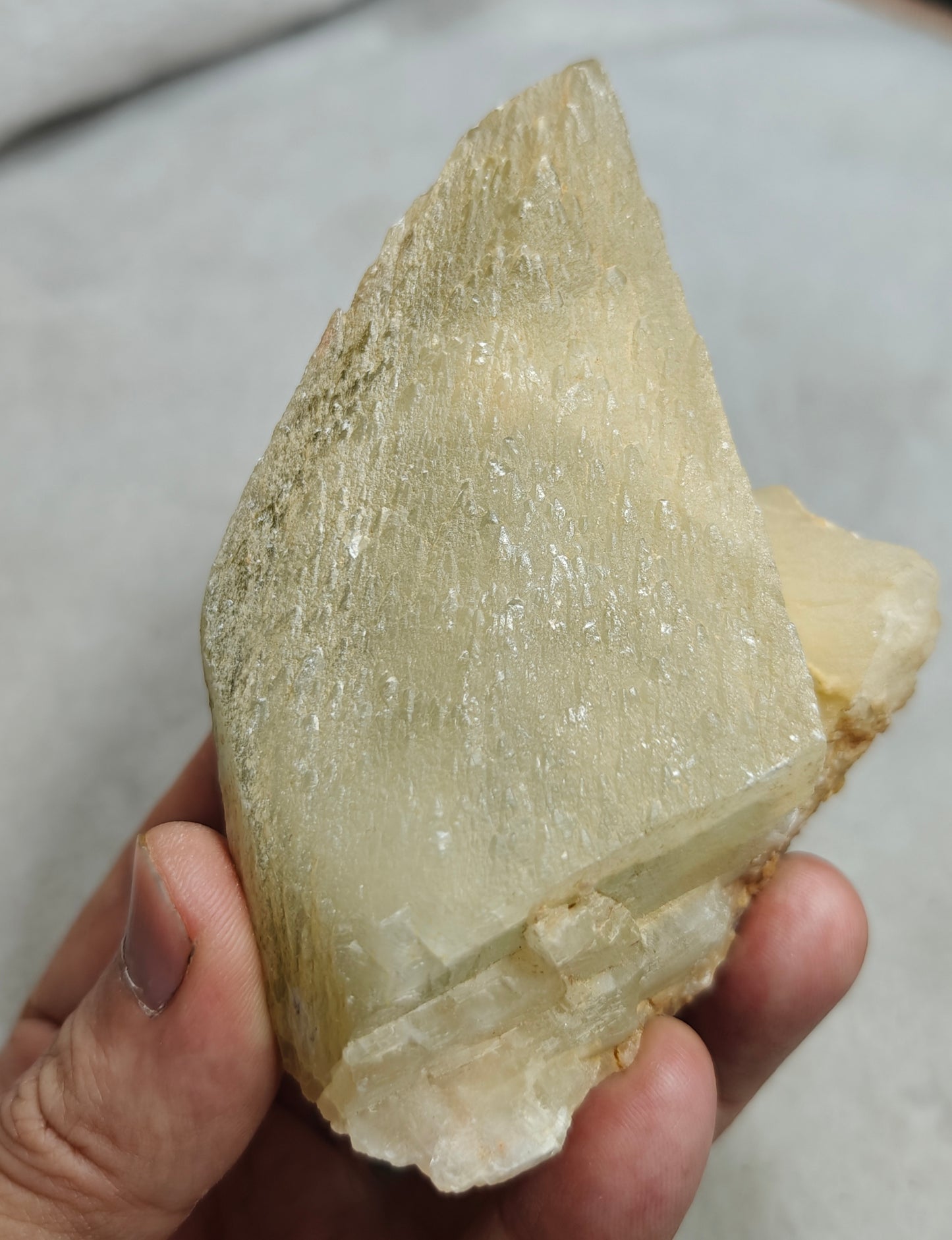 Natural Dogteeth calcite crystal 419 grams