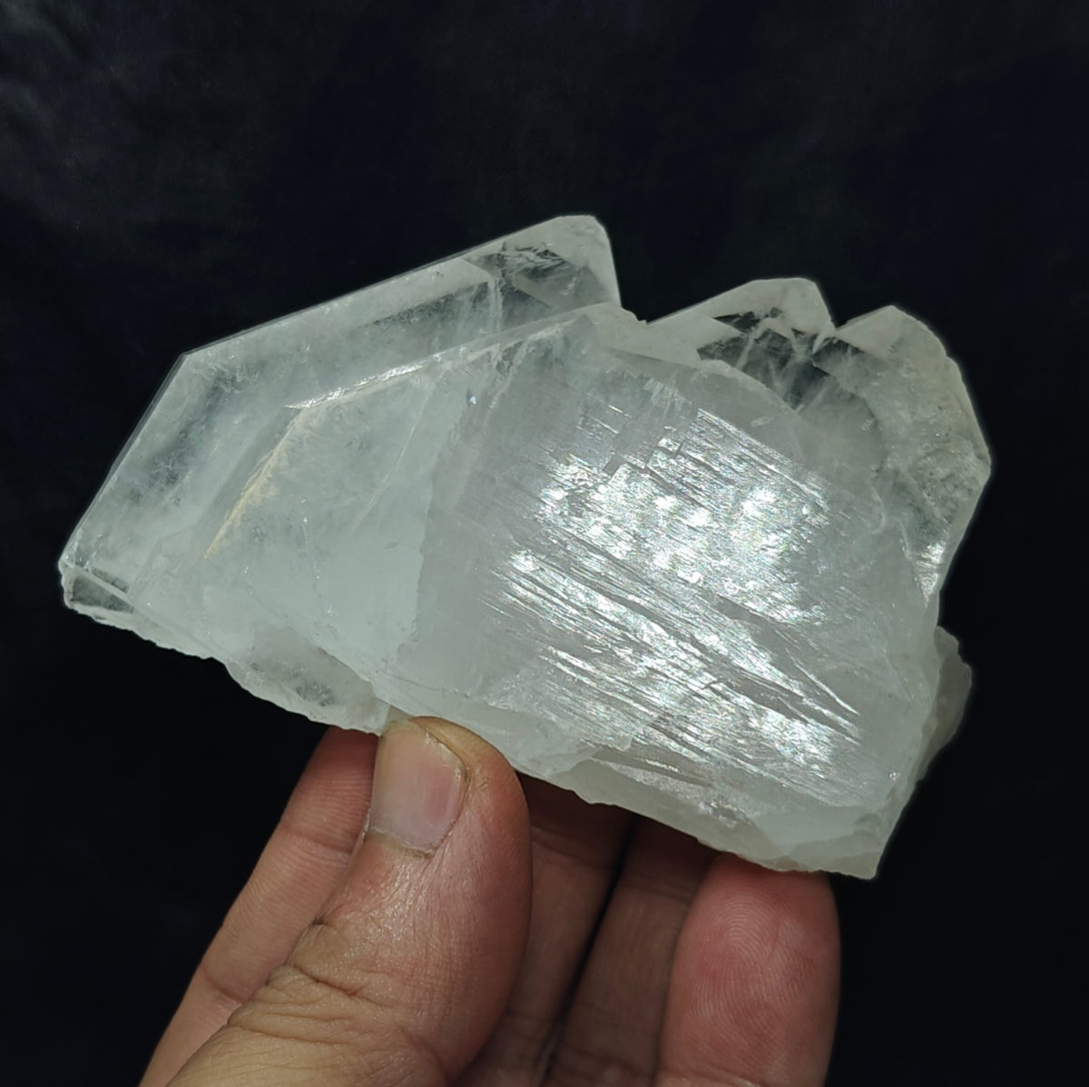 Natural faden quartz crystal 249 grams