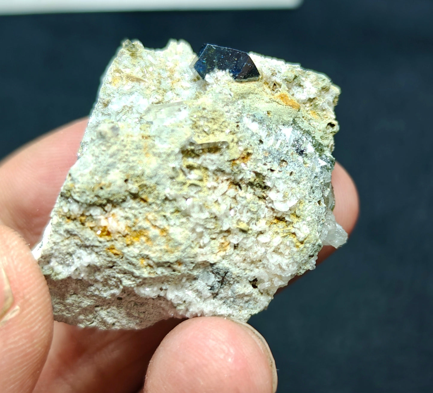 Anatase Crystal with chlorite quartz on matrix 29 grams