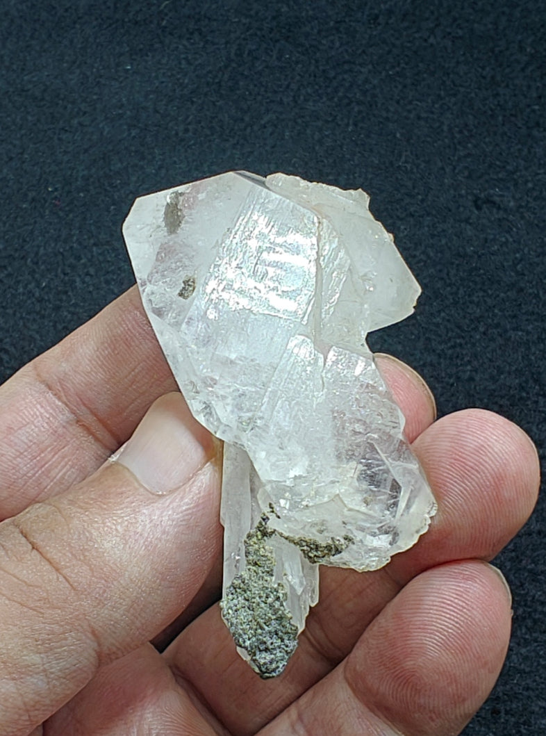 Natural Faden Quartz crystal specimen 48 grams