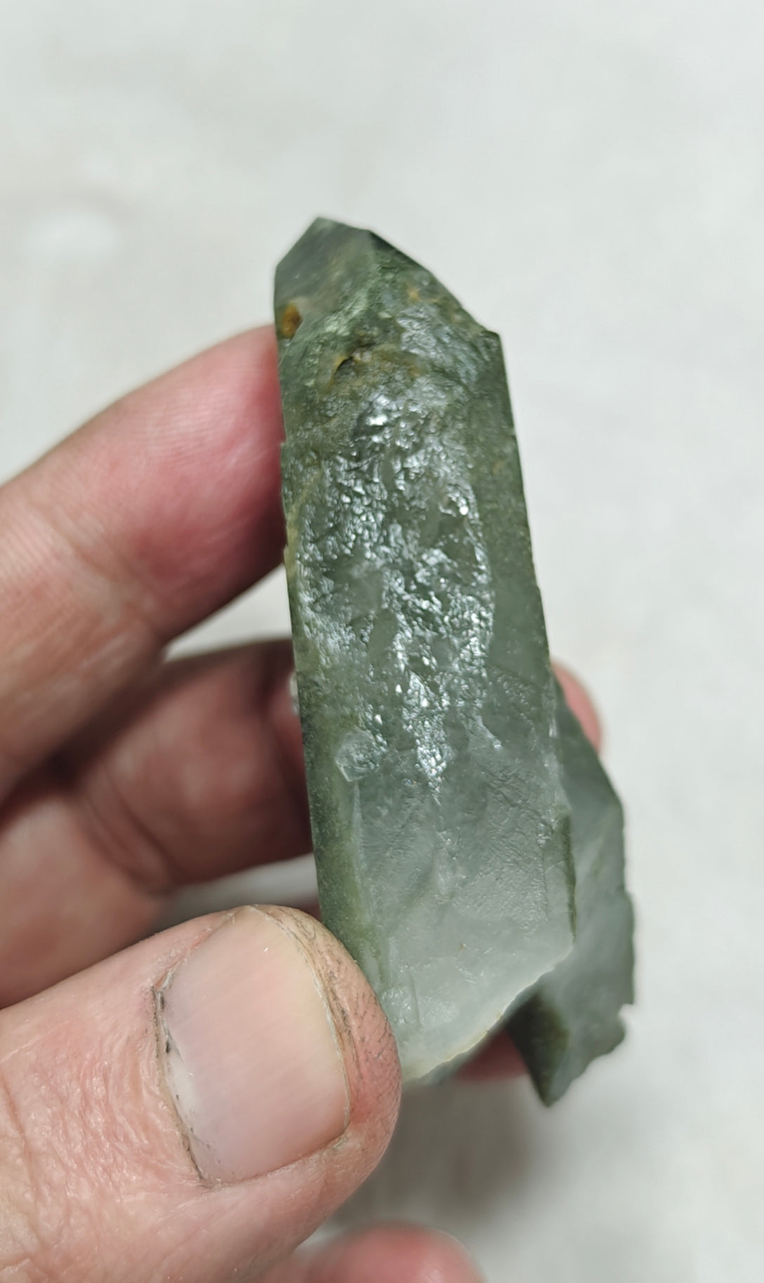 Chlorite quartz twin crystals 65 grams