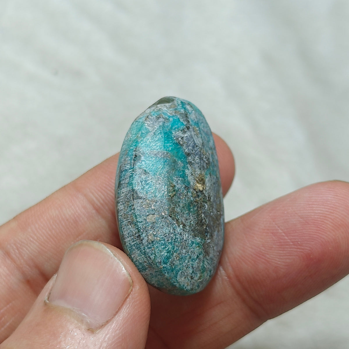 Turquoise Cabochon with Pyrite 17.5 grams