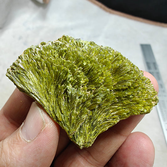Natural green Epidote crystal 41 grams